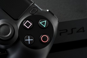 Sony PlayStation 4 game console of the eighth generation.