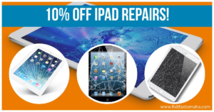ipad repair 10% off